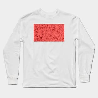 Red Marble Texture Long Sleeve T-Shirt